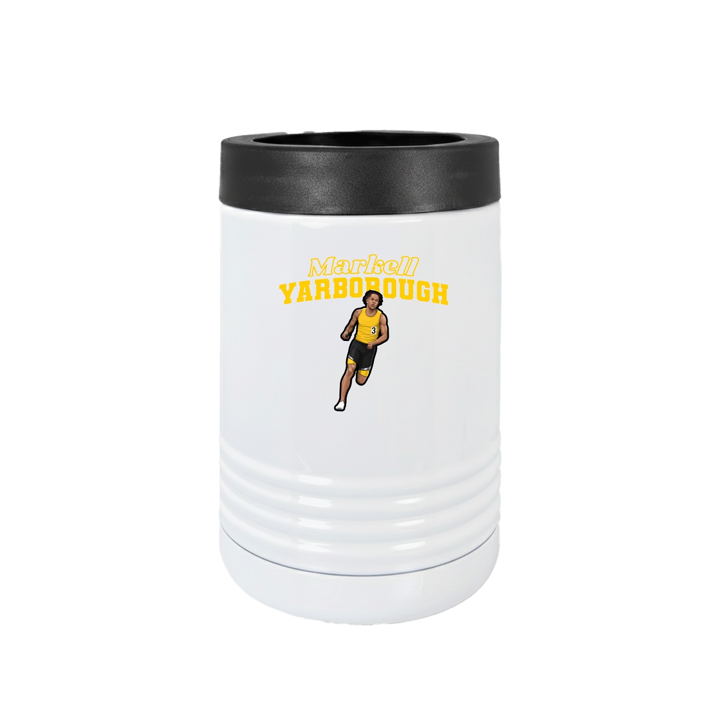 Beverage Holder — Name Arch in White