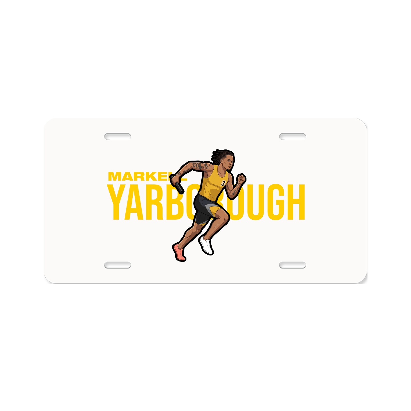 License Plate — Player Name in Classic