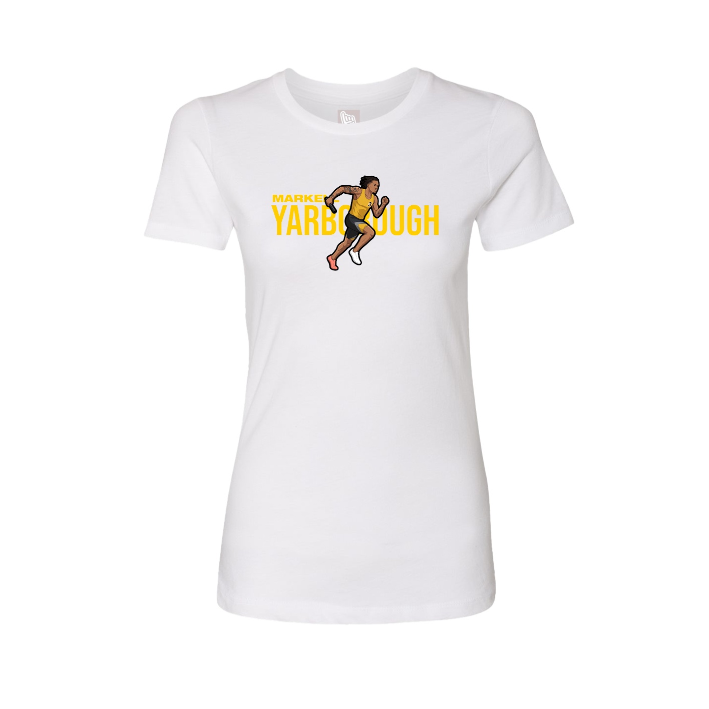 Womens Tee — Player Name in White