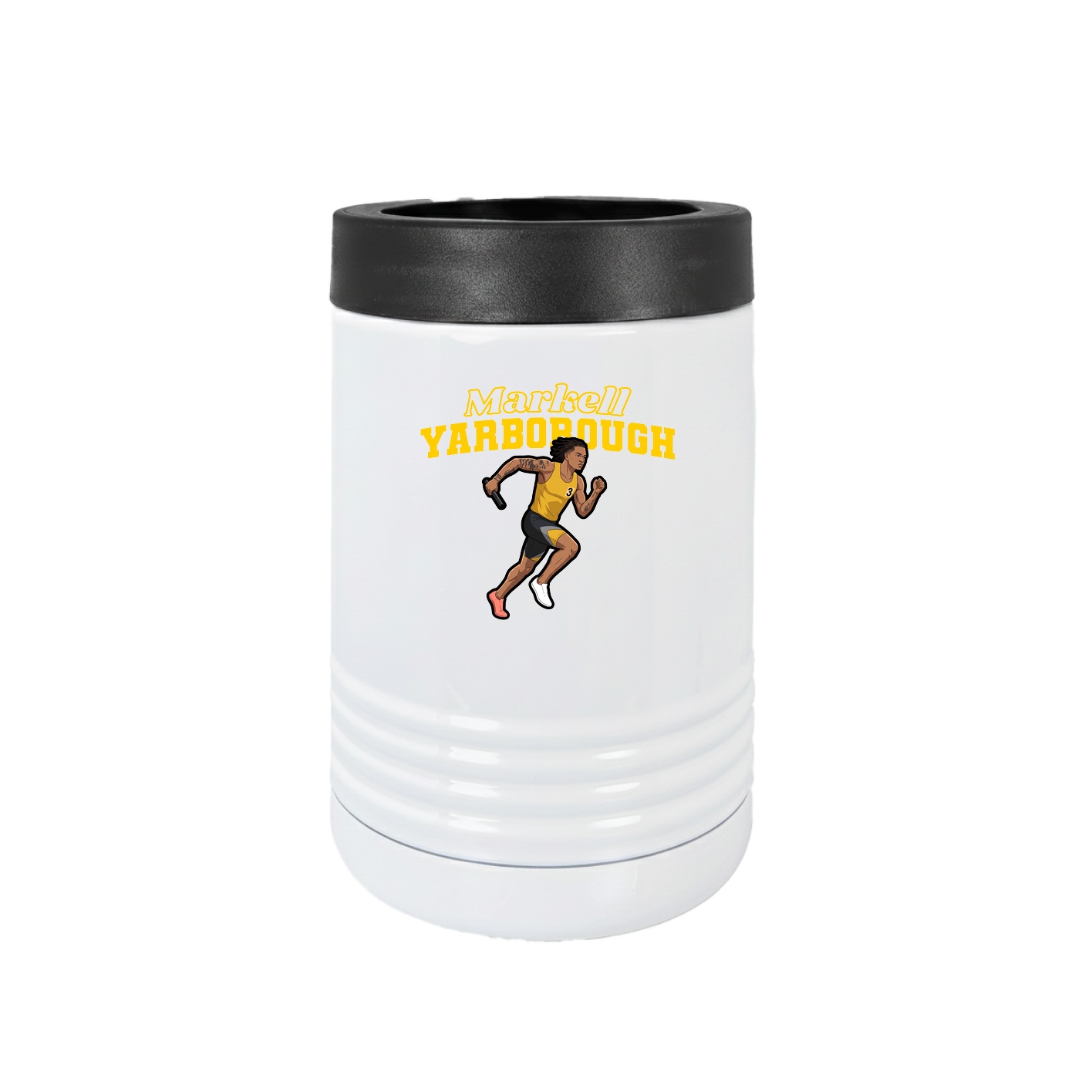 Beverage Holder — Name Arch in White