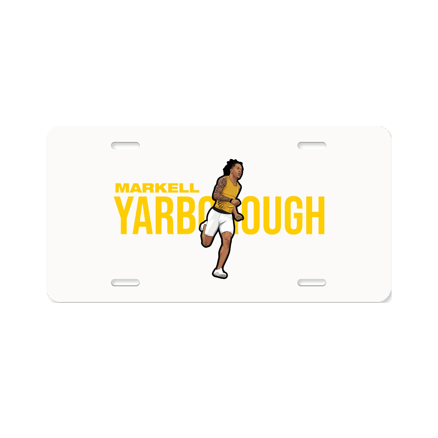 License Plate — Player Name in Classic