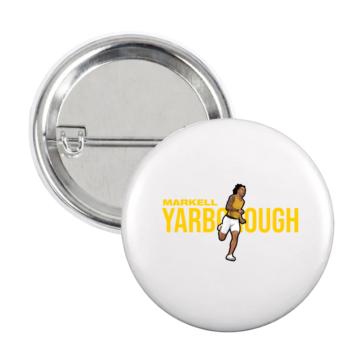 Game Day Button — Player Name in White