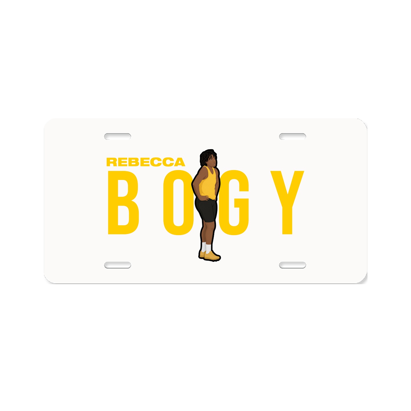 License Plate — Player Name in Classic