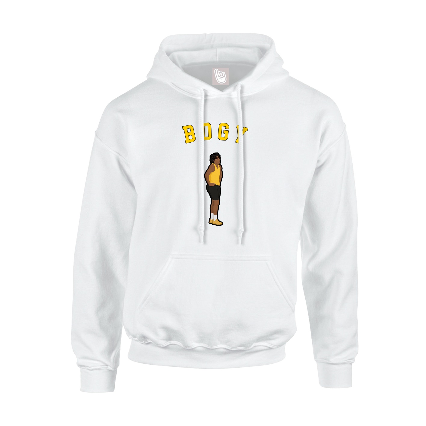 Youth Hoodie — Shirsey Arch in White
