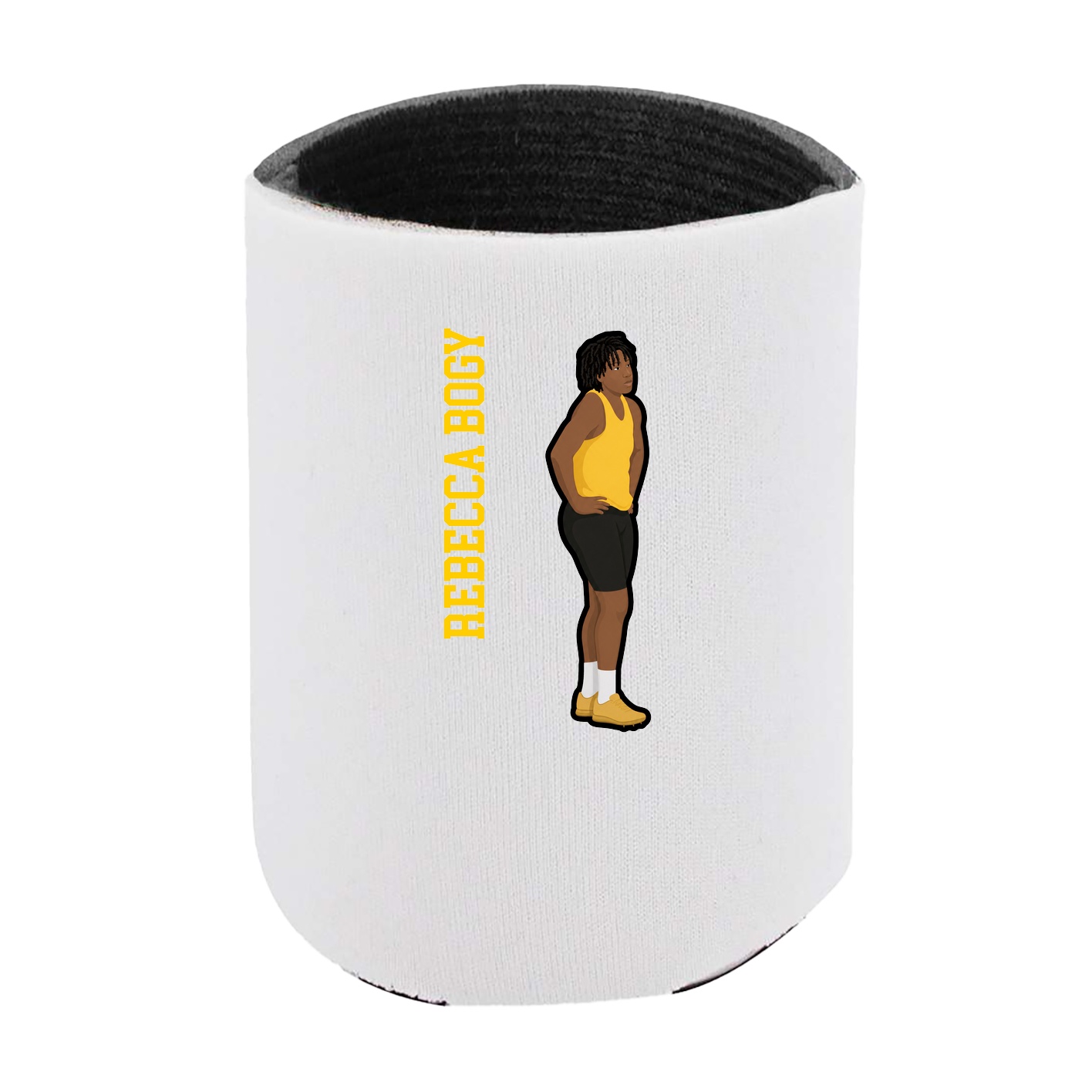 Can Holder — Name Vertical in White