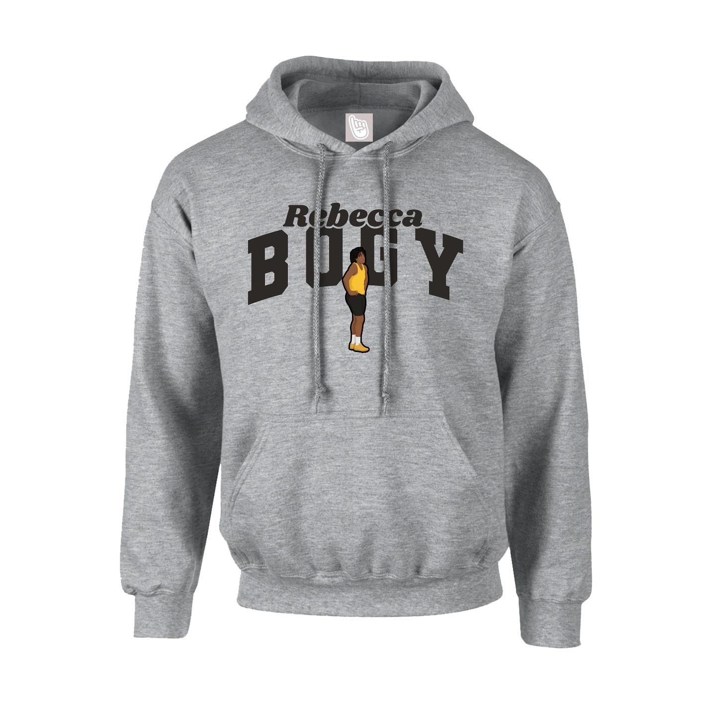 Hoodie — Signature Arch in Grey