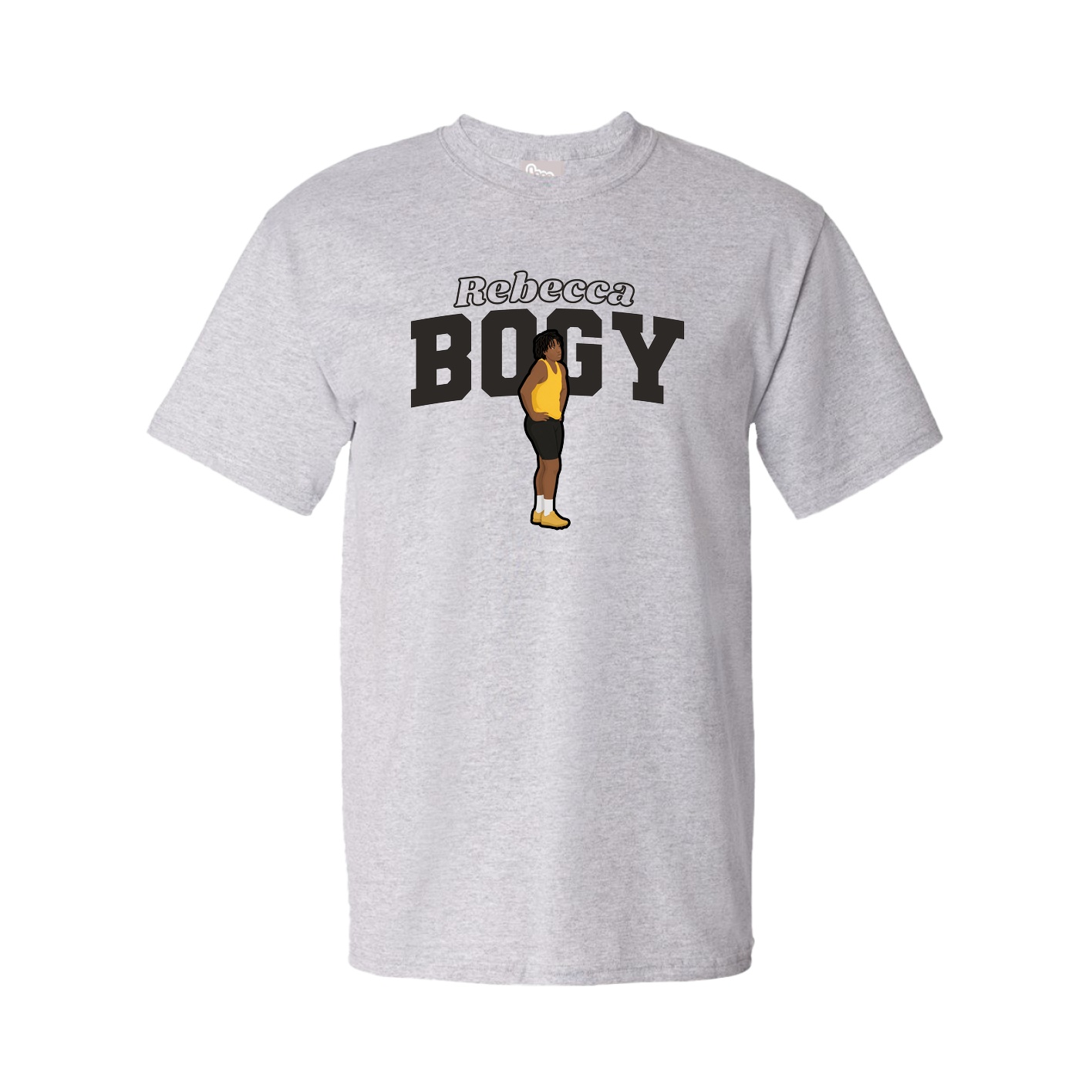 Youth Tee — Name Arch in Grey