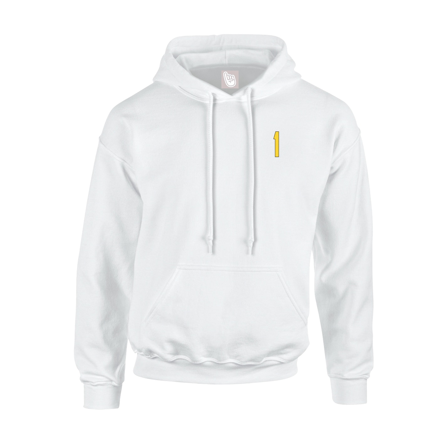 Youth Hoodie — Front Shirsy in White