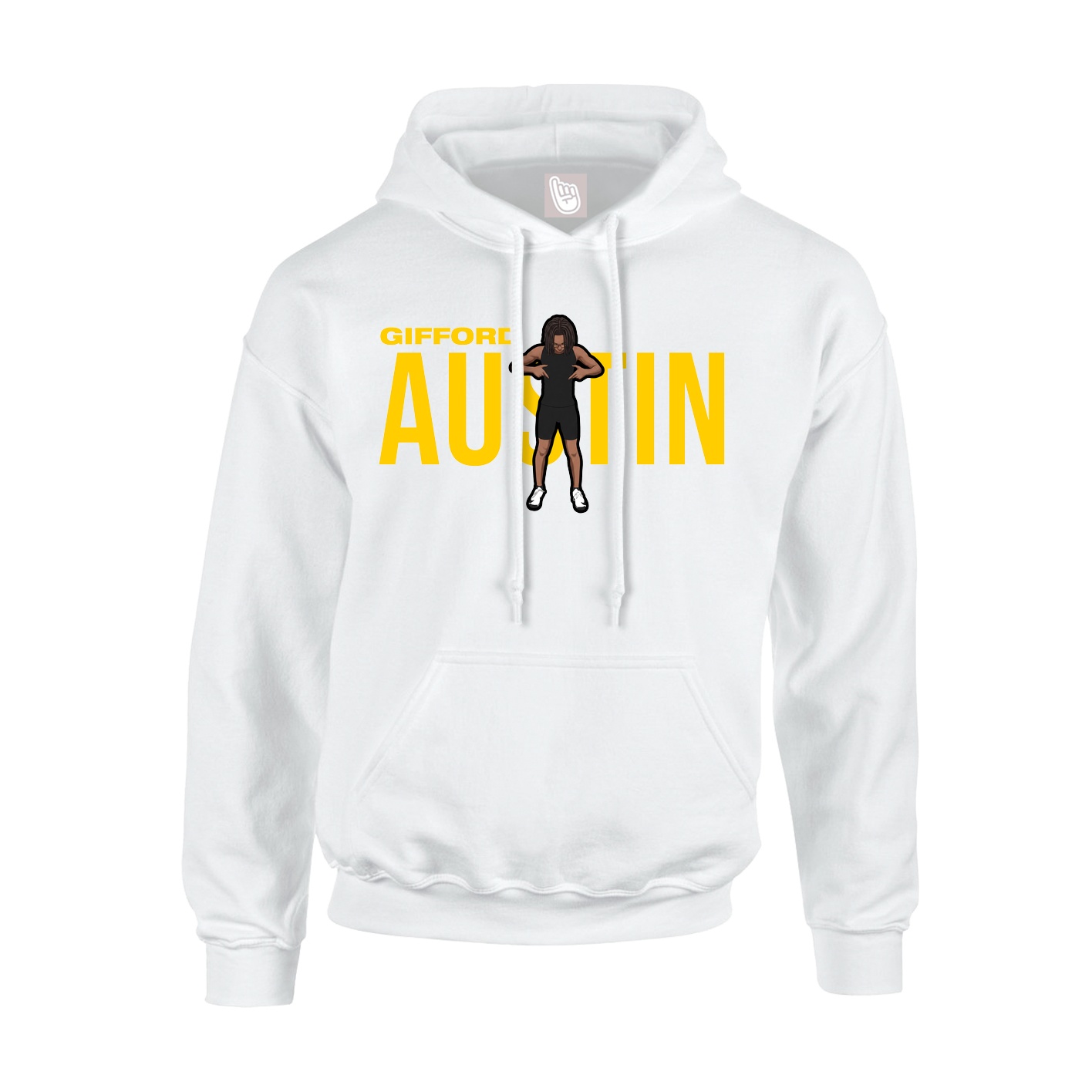Hoodie — Player Name in White