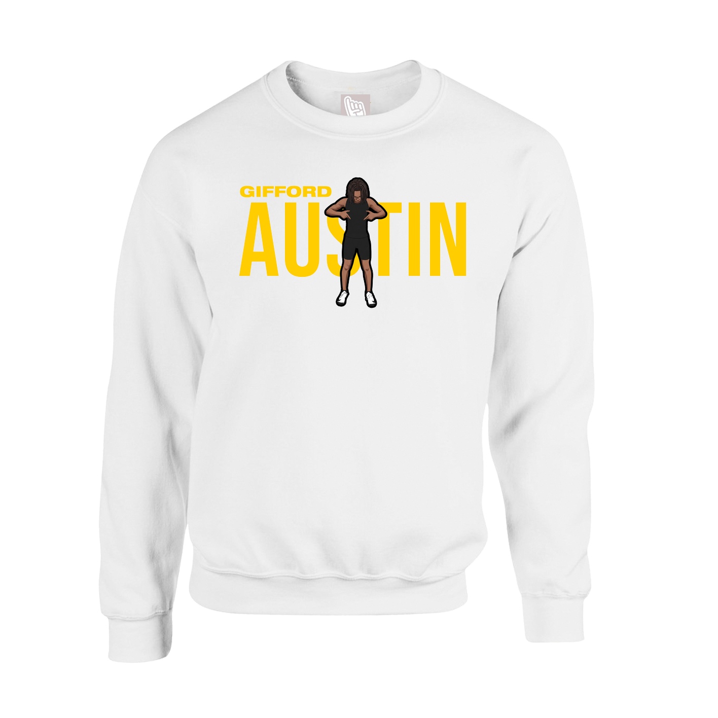 Fleece Crew — Player Name in White