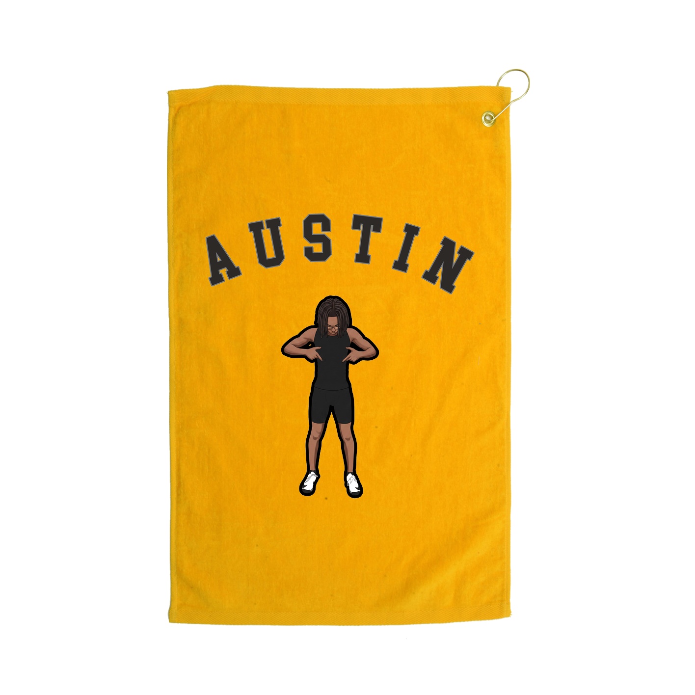 Golf Towel — Shirsey Arch in Gold
