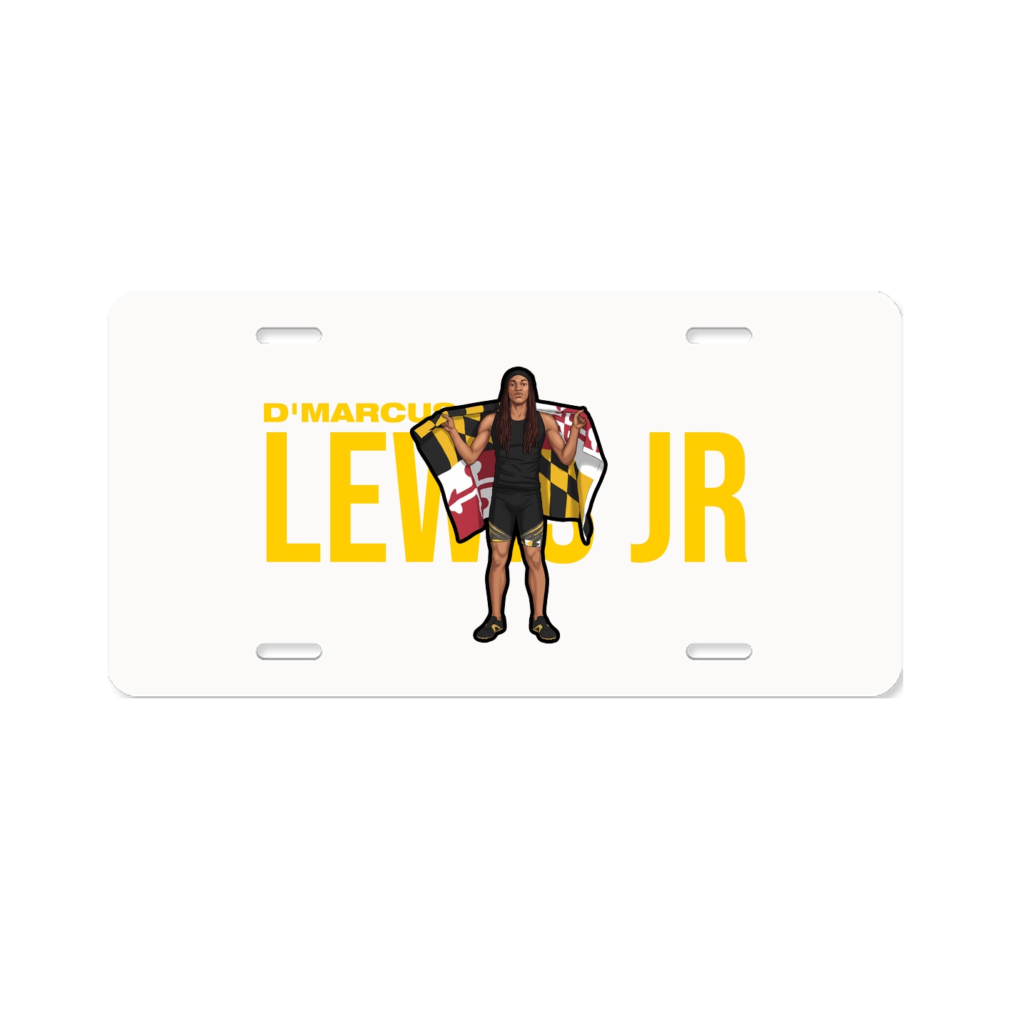 License Plate — Player Name in Classic