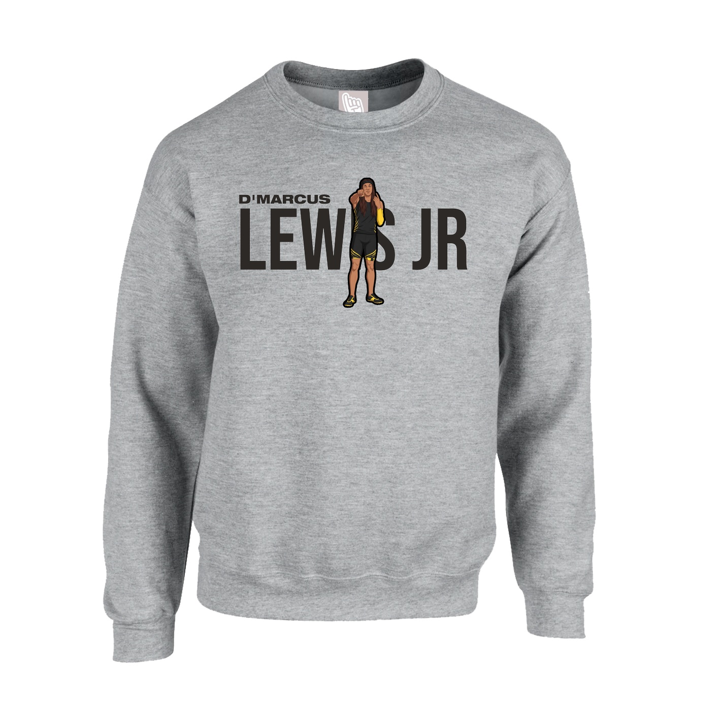Fleece Crew — Player Name in Grey