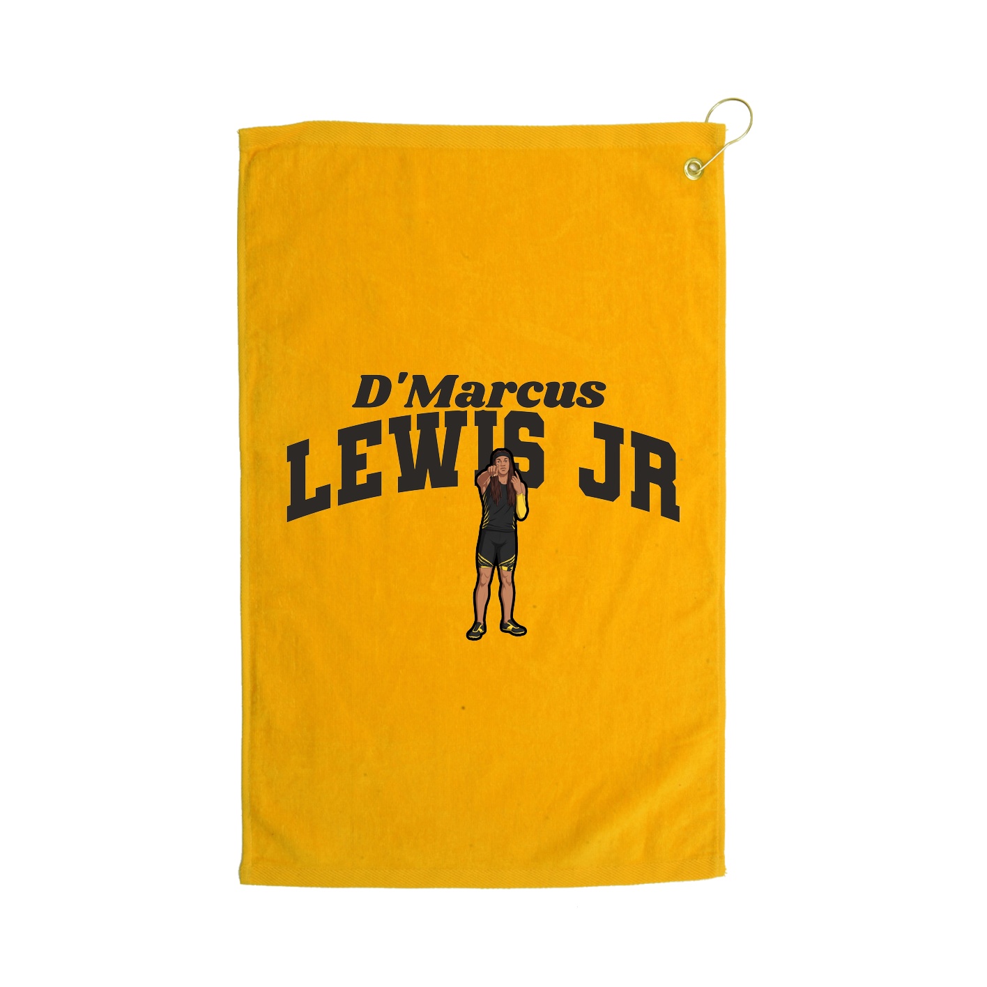 Golf Towel — Signature Arch in Gold