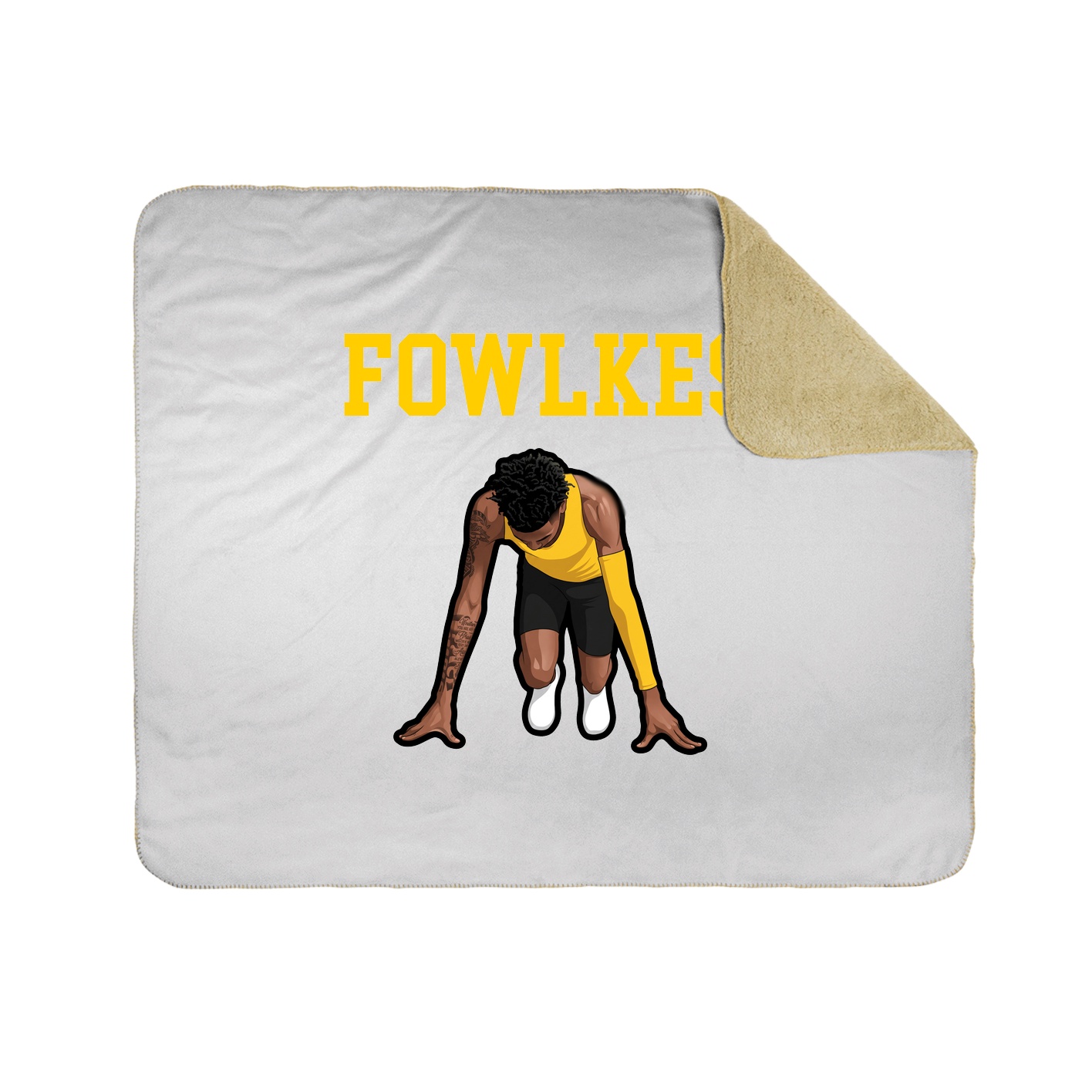 Throw Blanket — Shirsey in White