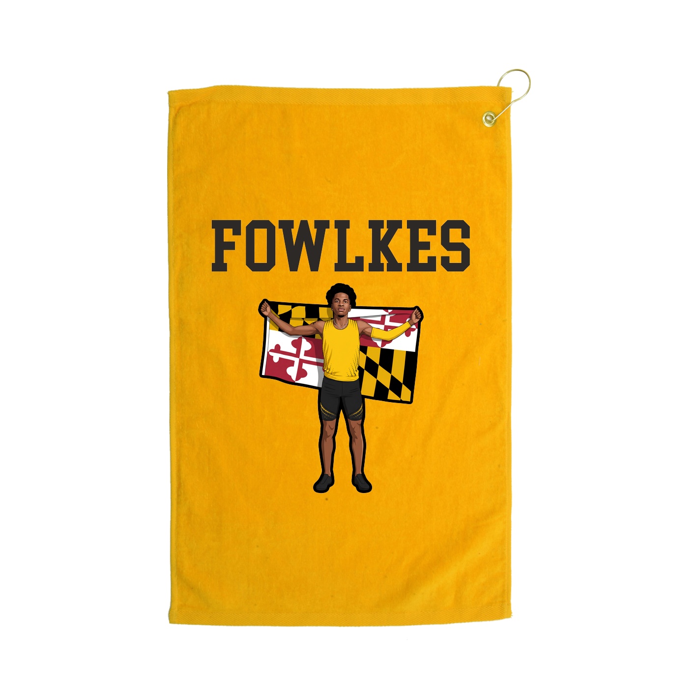 Golf Towel — Shirsey in Gold