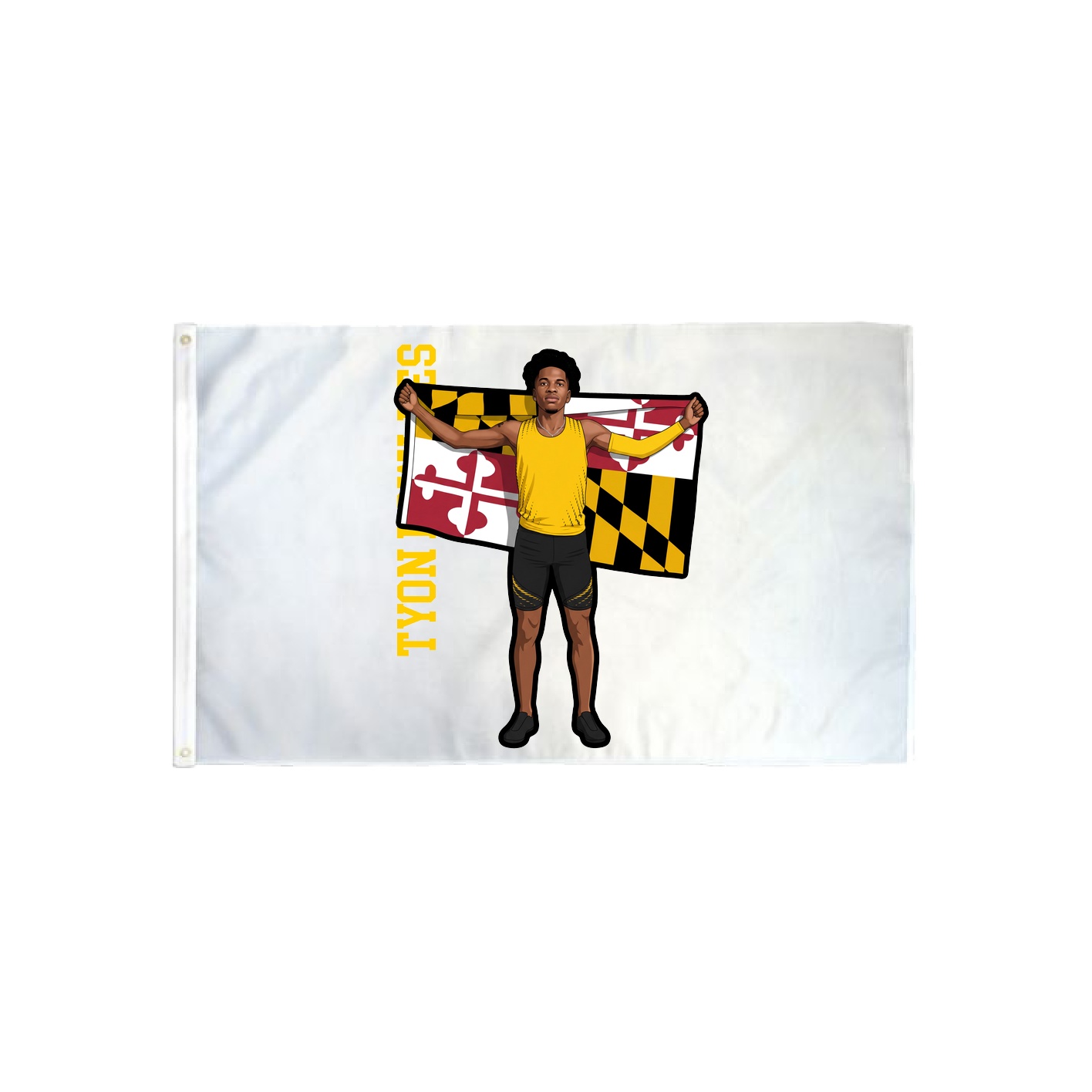 3x5 Flag — Name Vertical in Classic