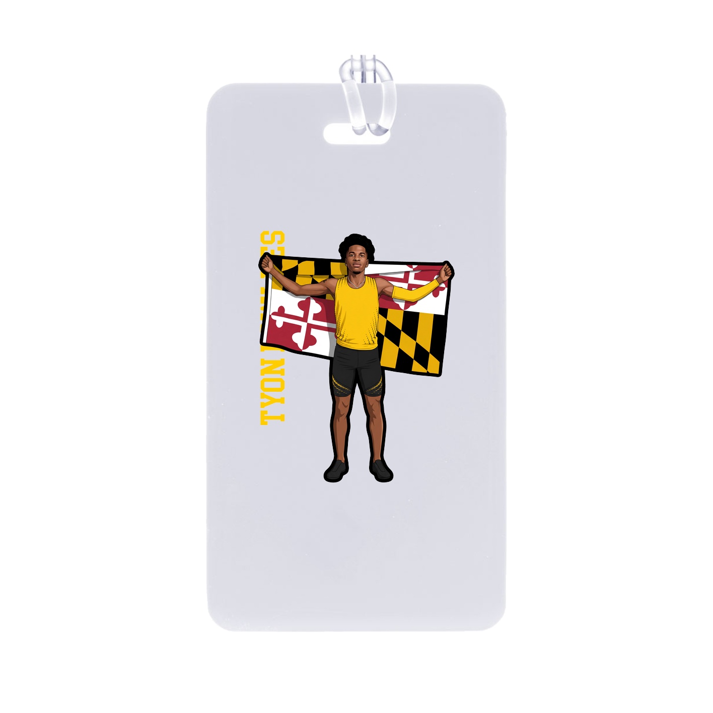 Bag Tag — Name Vertical in Classic