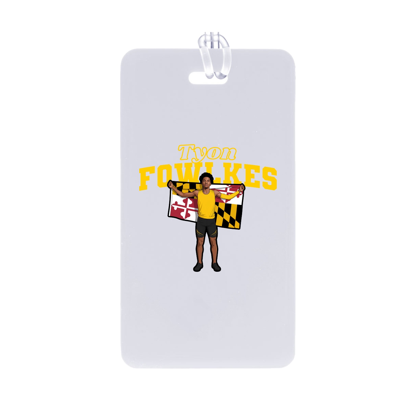 Bag Tag — Name Arch in Classic