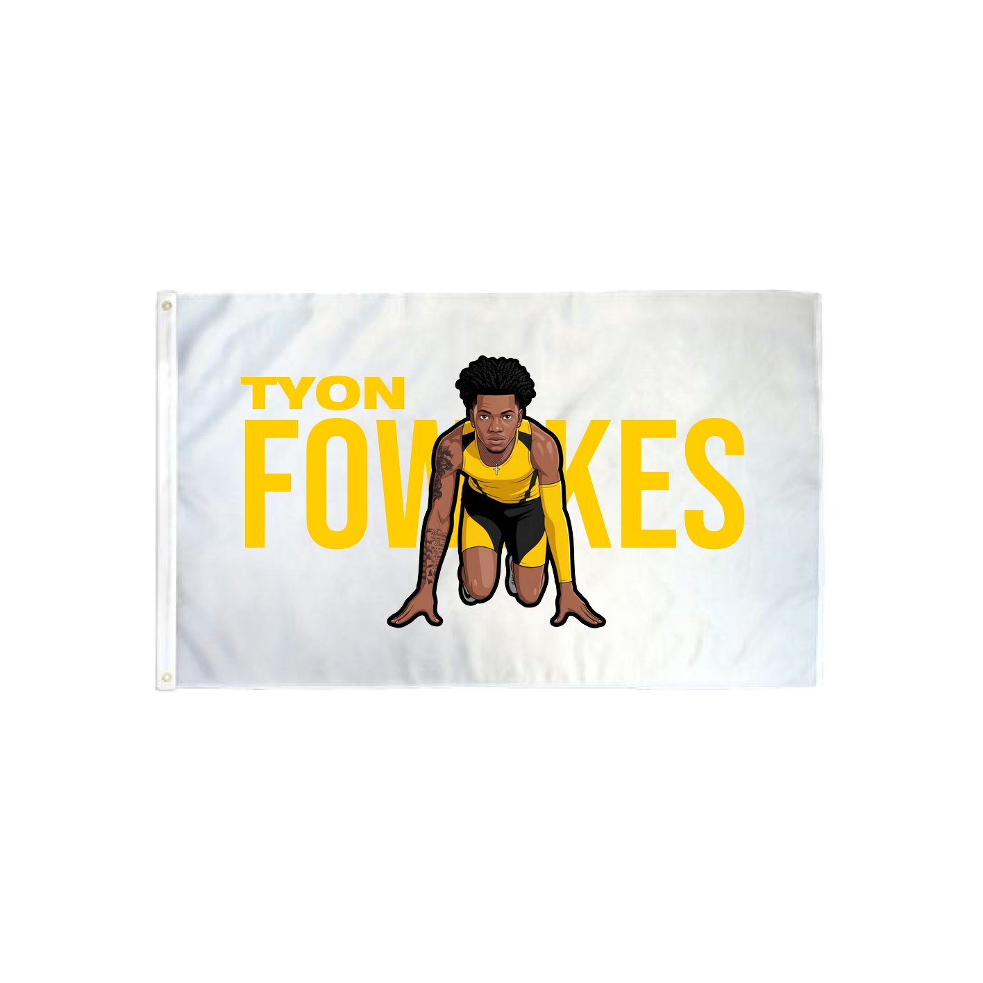 3x5 Flag — Player Name in Classic