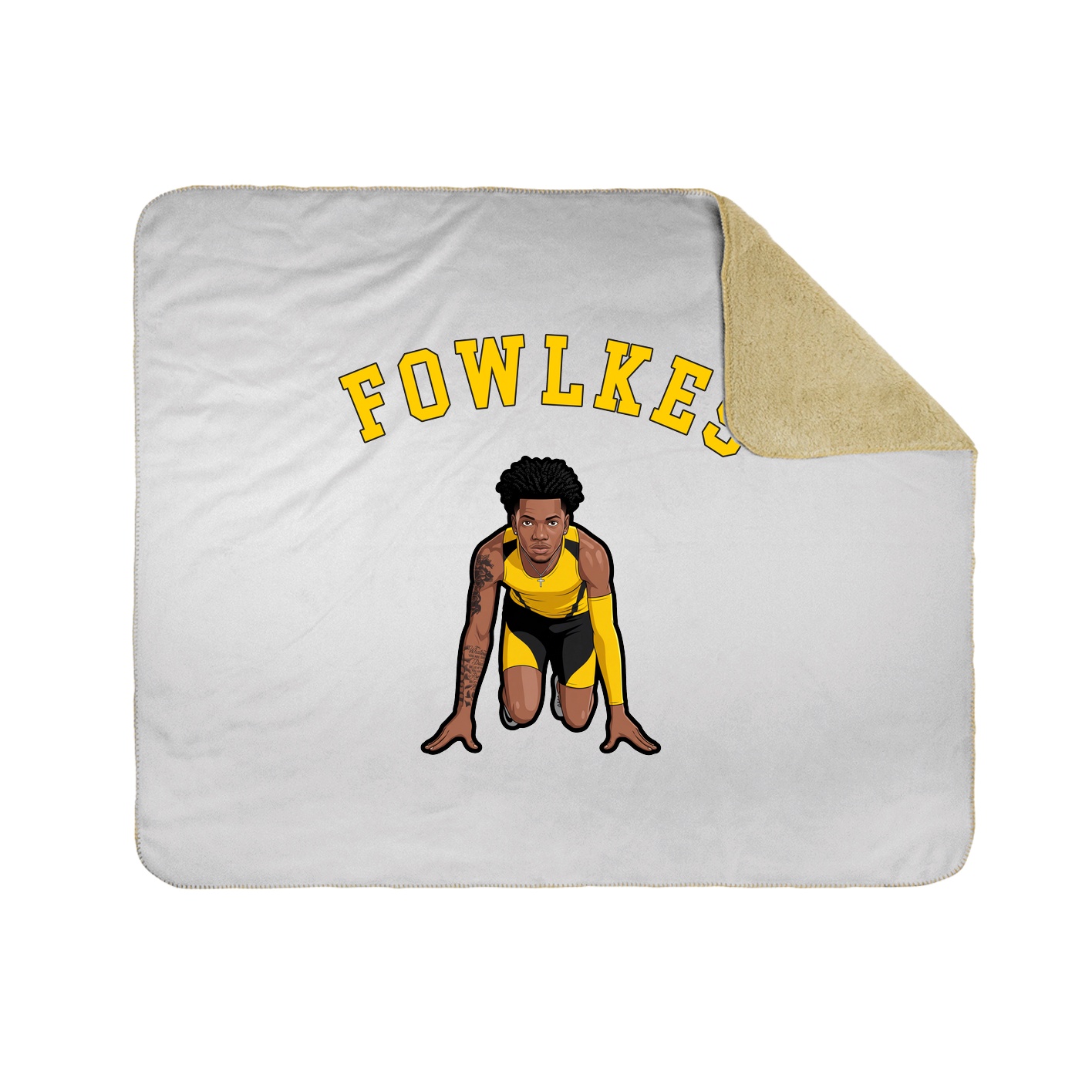 Throw Blanket — Shirsey Arch in White
