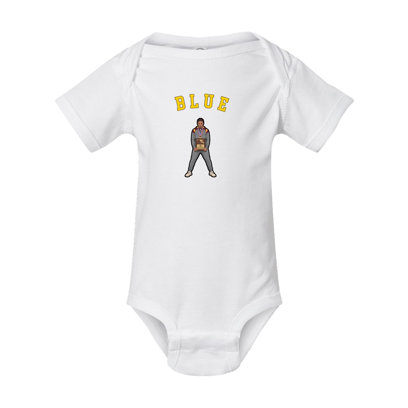 Baby Onesie — Shirsey Arch in White