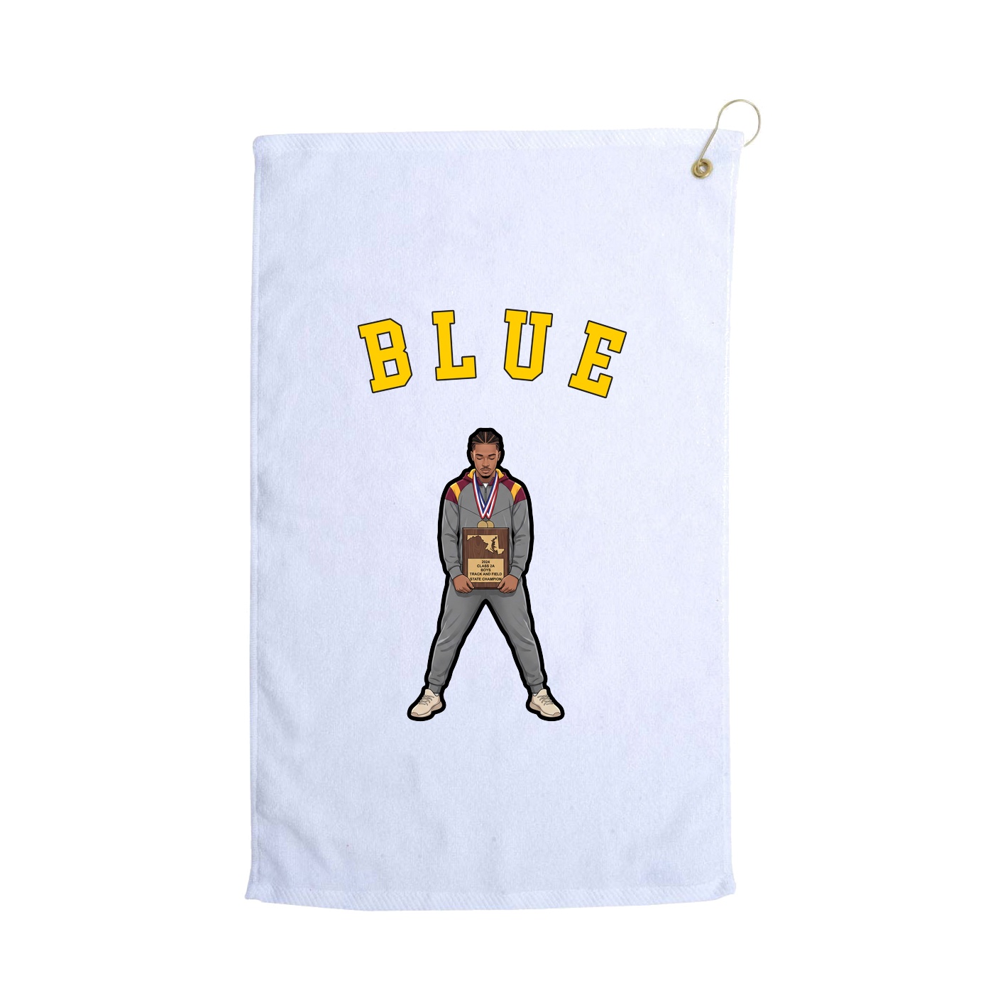 Golf Towel — Shirsey Arch in White