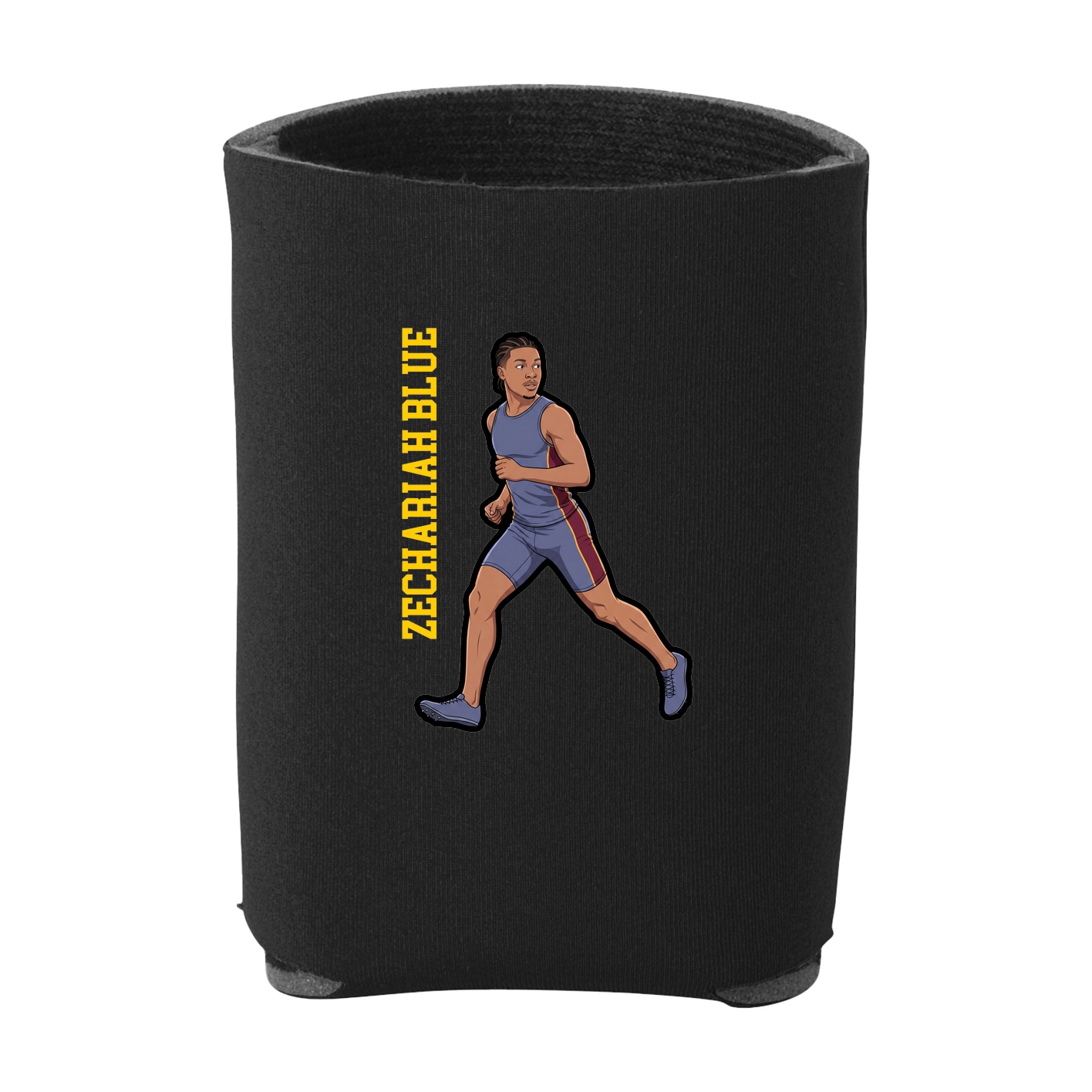 Can Holder — Name Vertical in Black