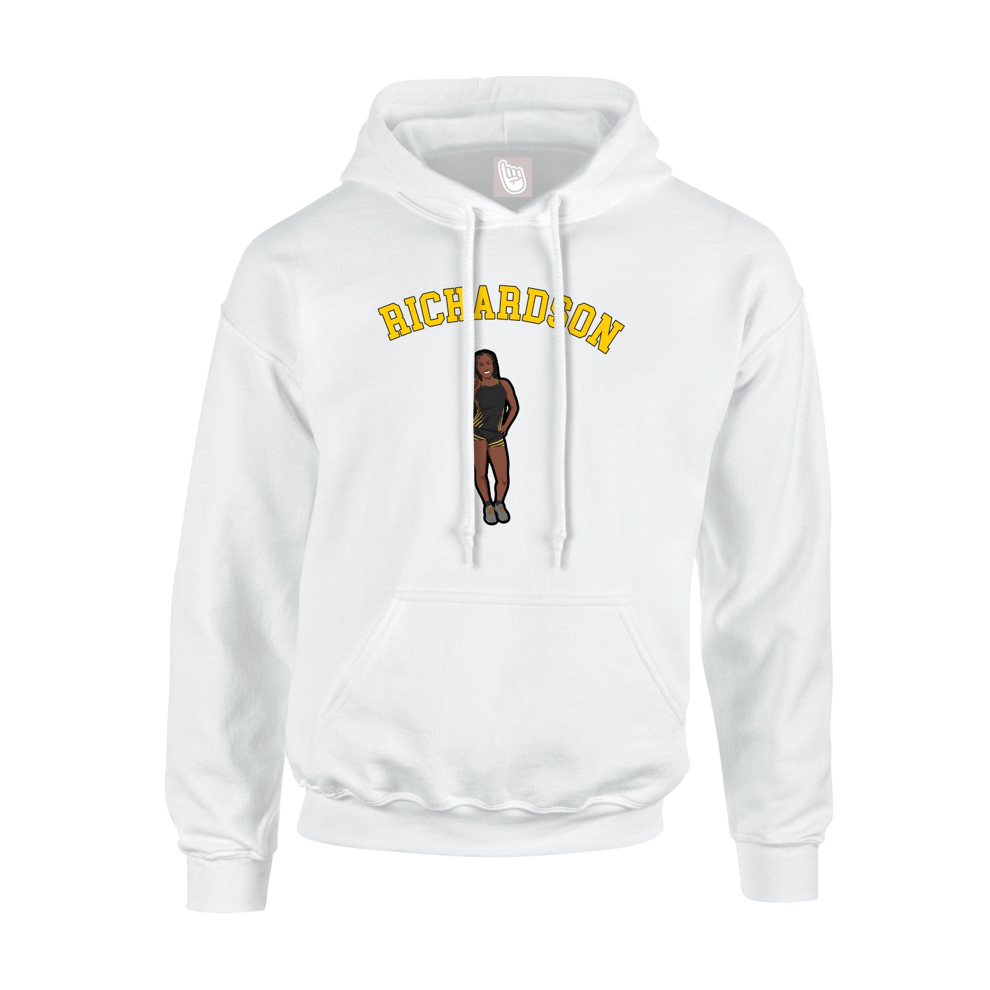 Hoodie — Shirsey Arch in White