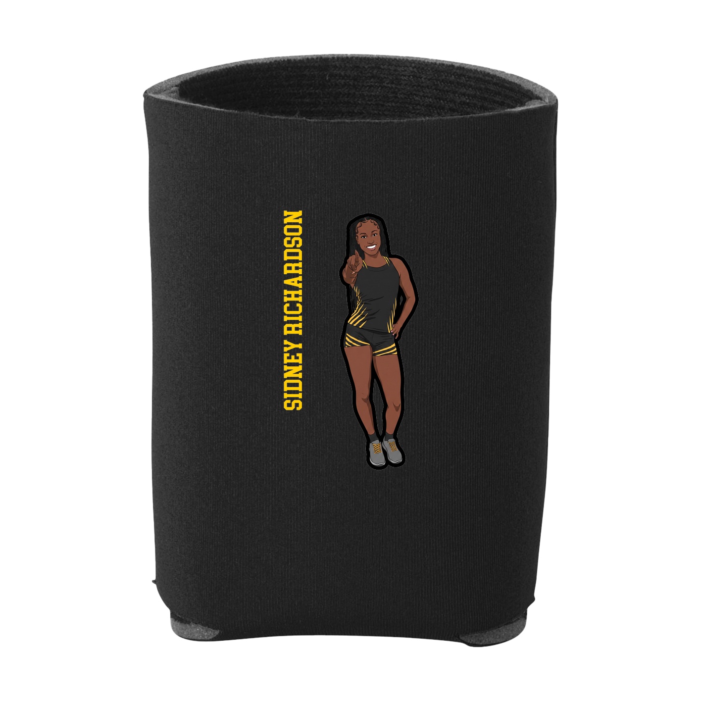 Can Holder — Name Vertical in Black