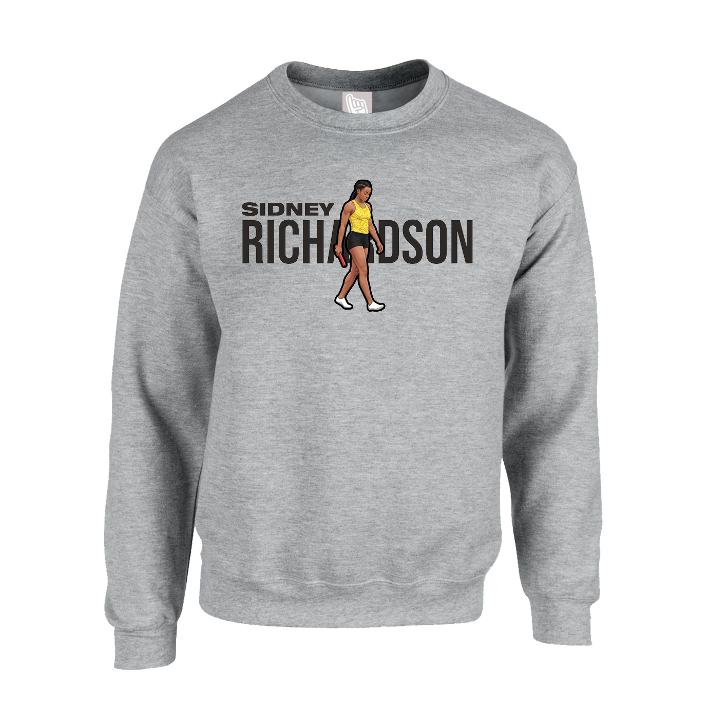Fleece Crew — Player Name in Grey