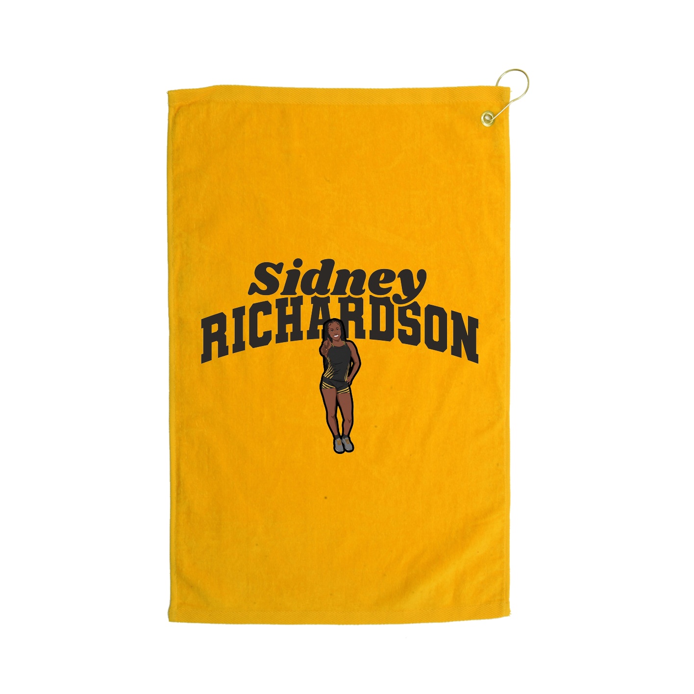 Golf Towel — Signature Arch in Gold