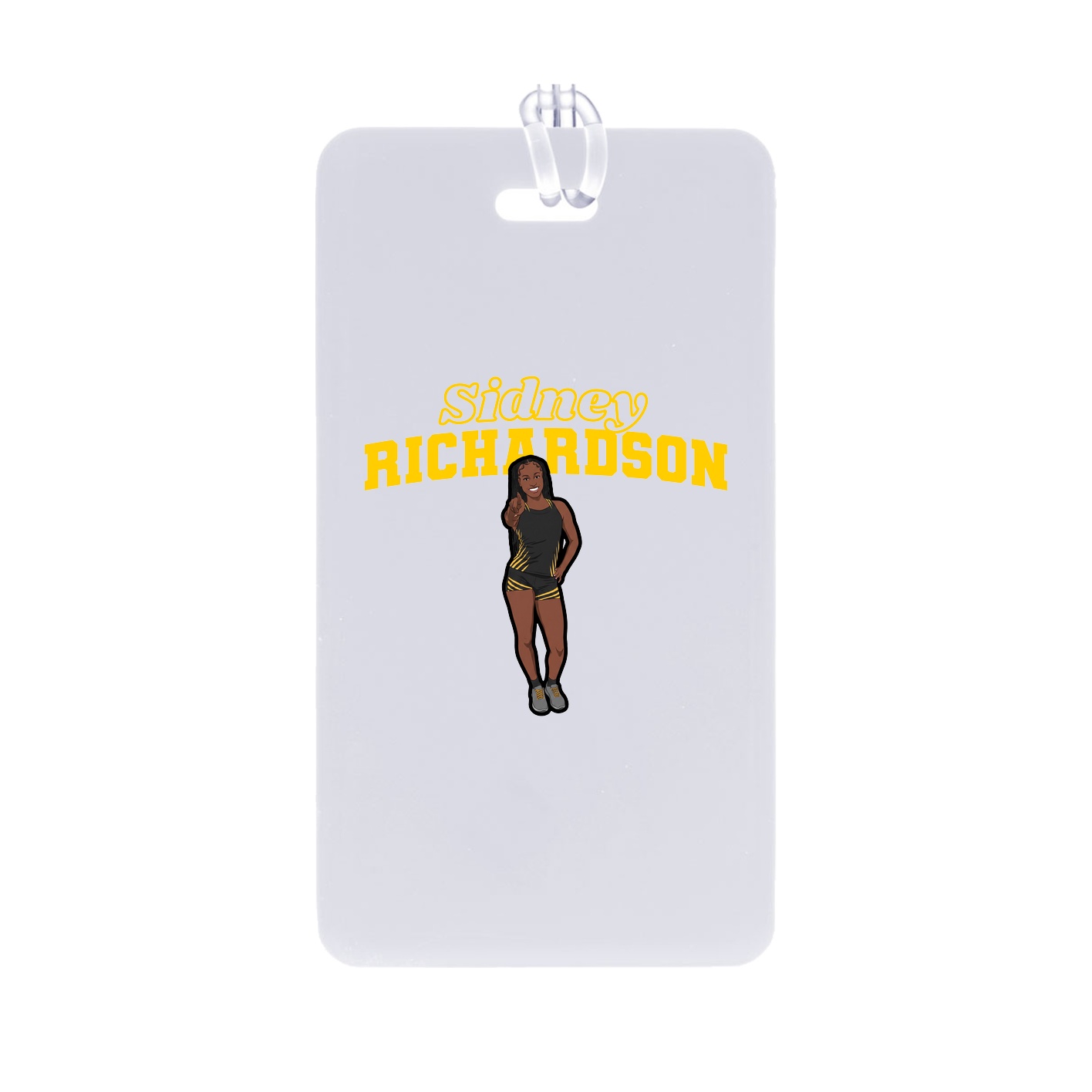 Bag Tag — Name Arch in Classic