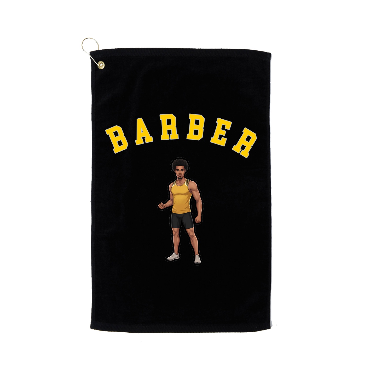 Golf Towel — Shirsey Arch in Black