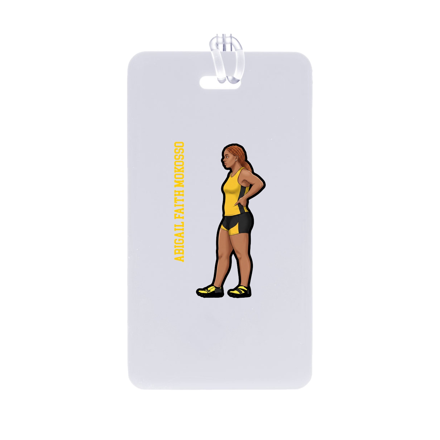 Bag Tag — Name Vertical in Classic