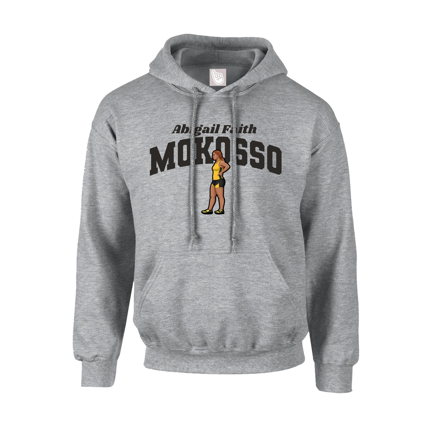 Hoodie — Signature Arch in Grey