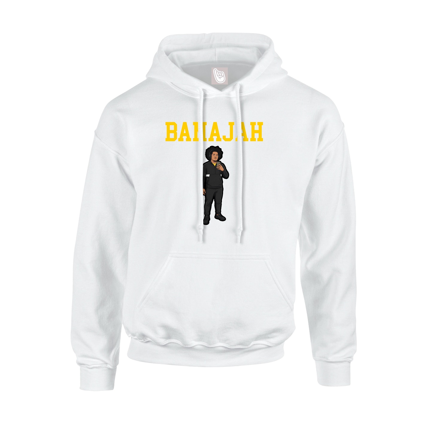 Hoodie — Shirsey in White