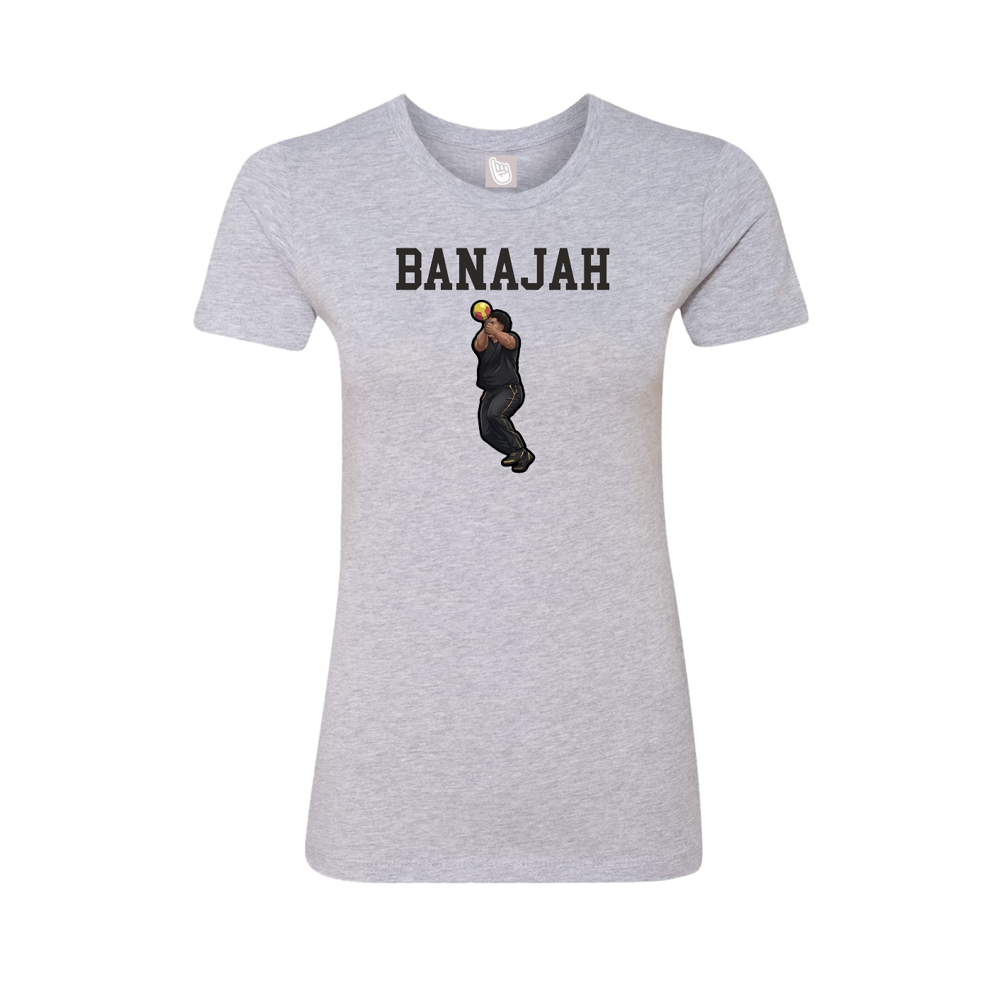 Fitted Women's Tee — Shirsey in Grey