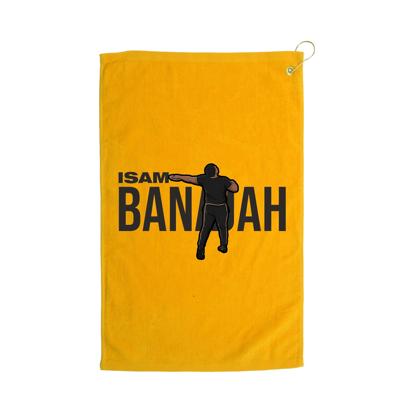 Golf Towel — Player Name in Gold