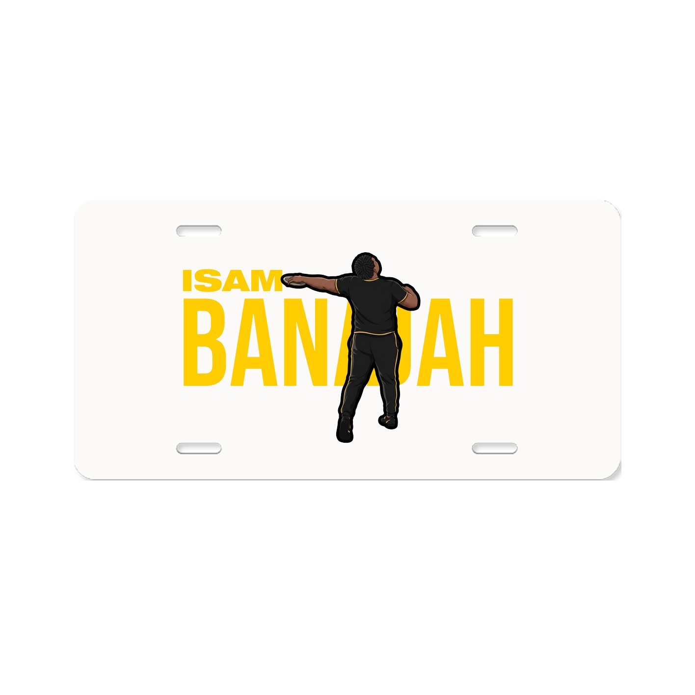 License Plate — Player Name in Classic