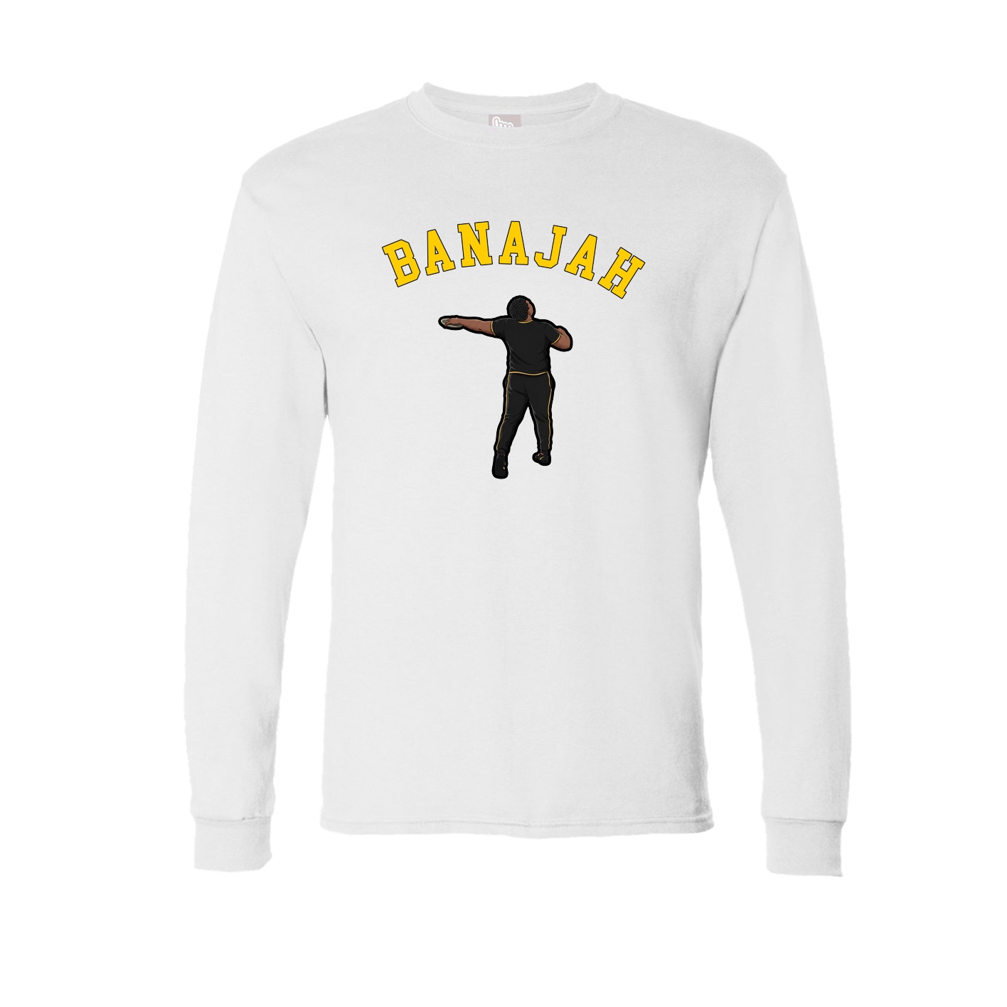 Long Sleeve Tee — Shirsey Arch in White
