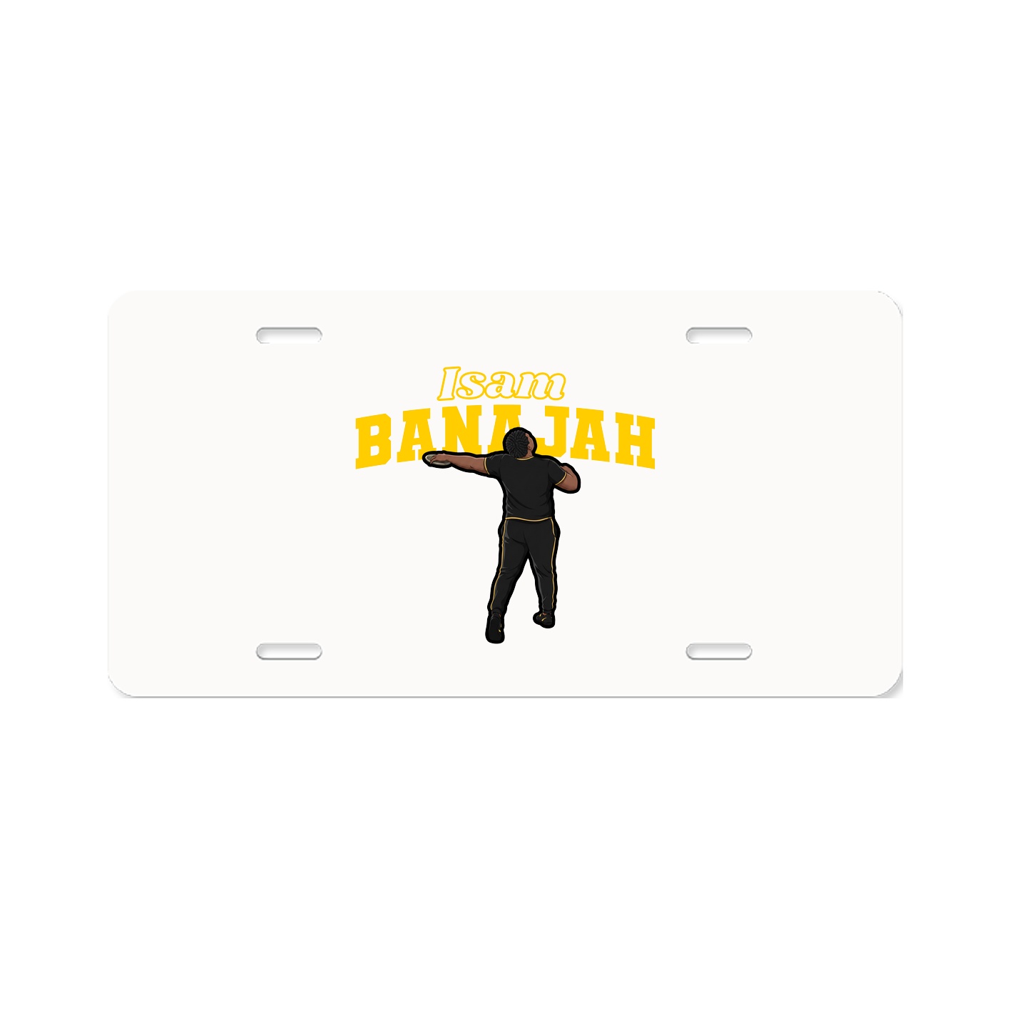 License Plate — Name Arch in Classic