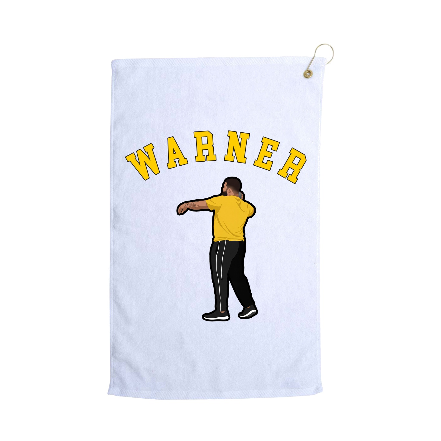 Golf Towel — Shirsey Arch in White
