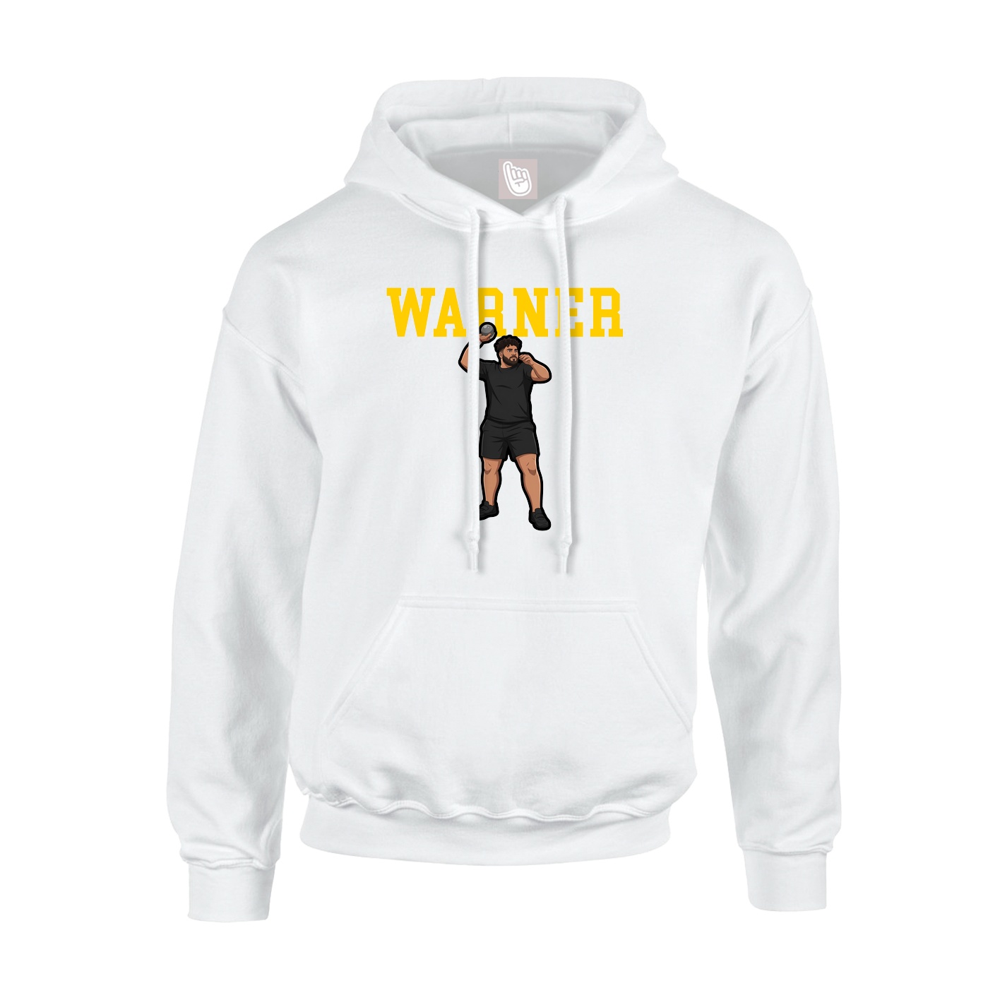 Hoodie — Shirsey in White