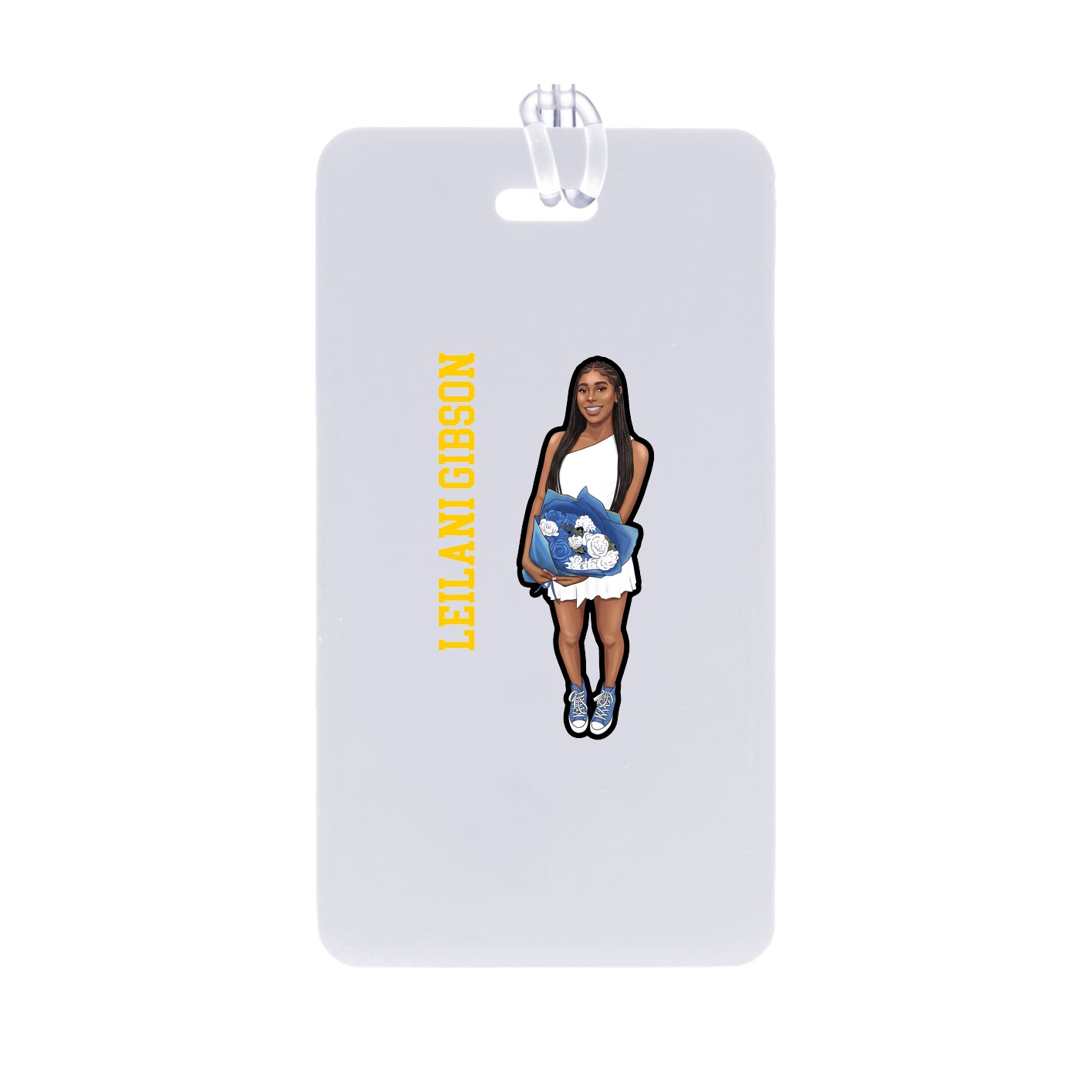 Bag Tag — Name Vertical in Classic