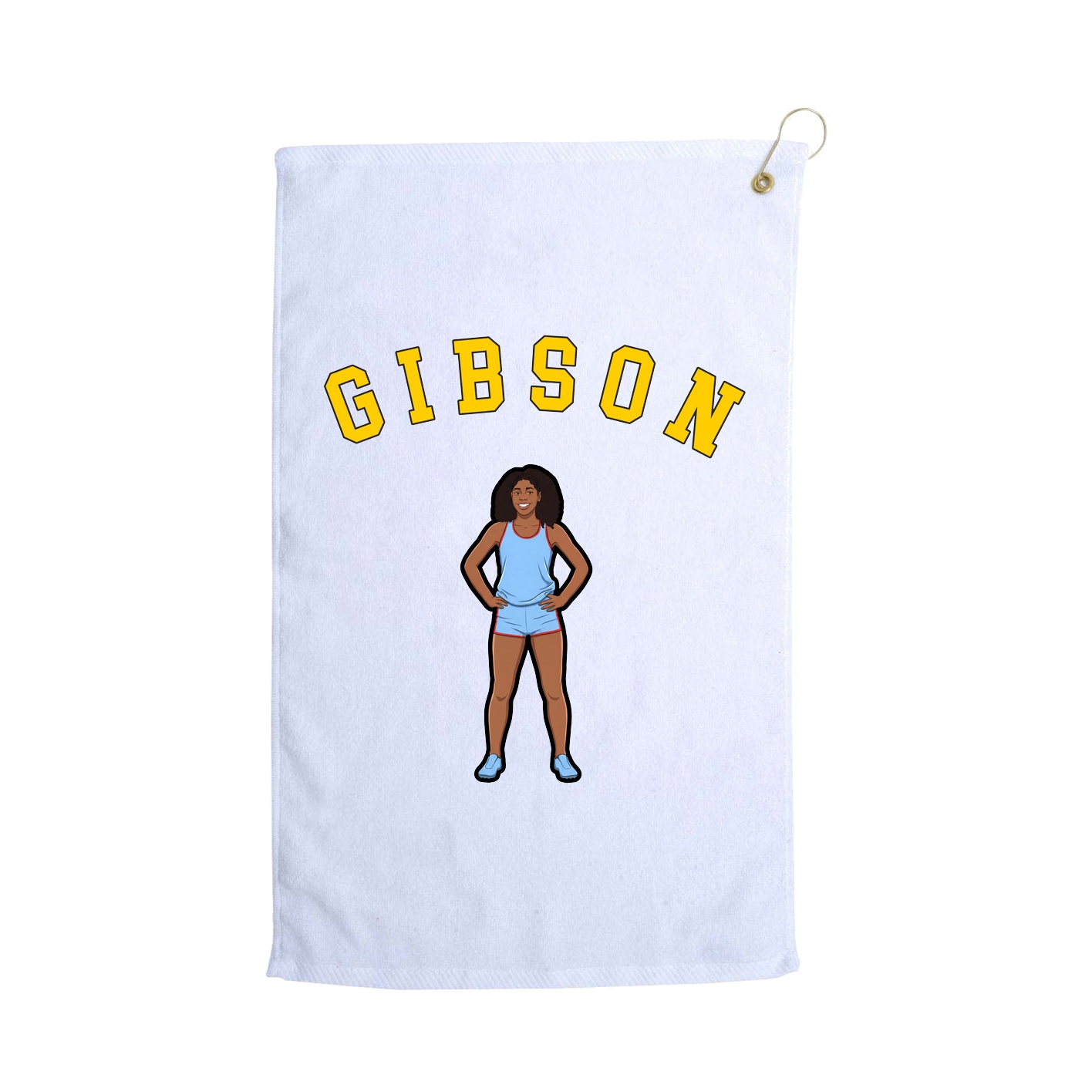 Golf Towel — Shirsey Arch in White