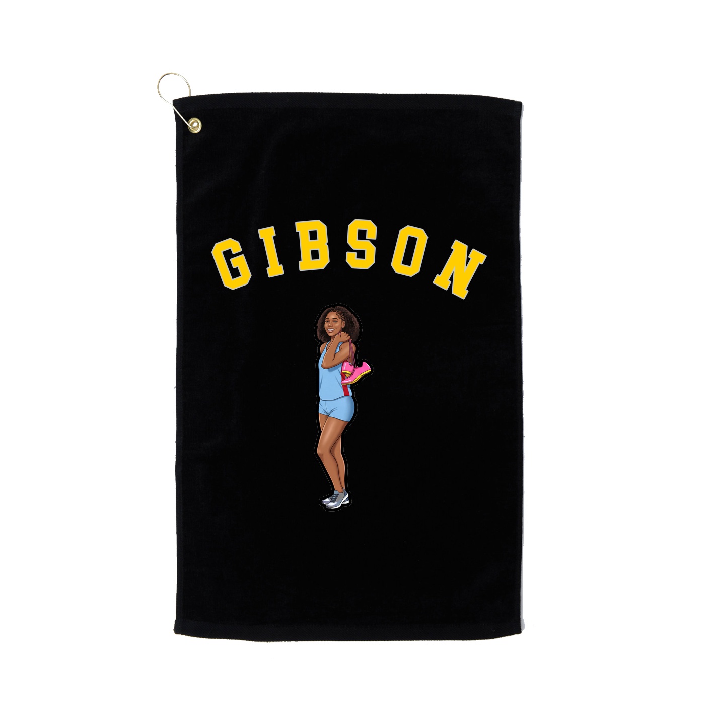 Golf Towel — Shirsey Arch in Black