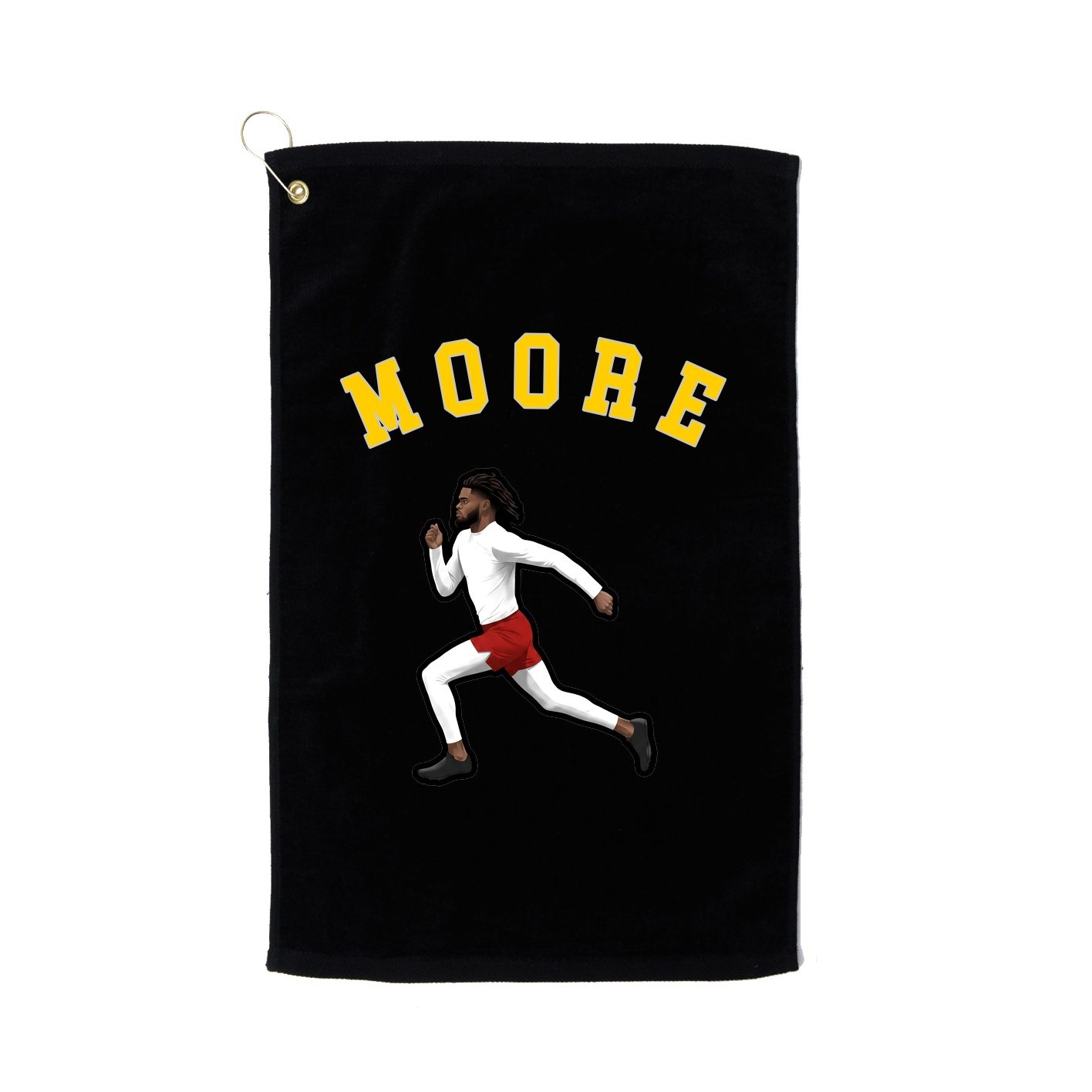 Golf Towel — Shirsey Arch in Black