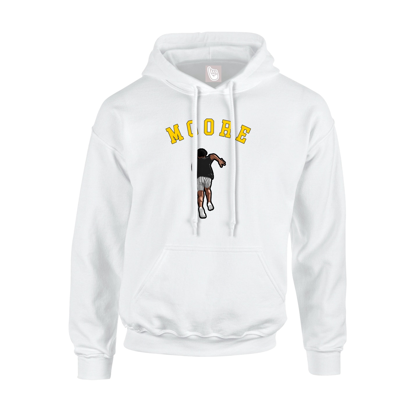 Youth Hoodie — Shirsey Arch in White