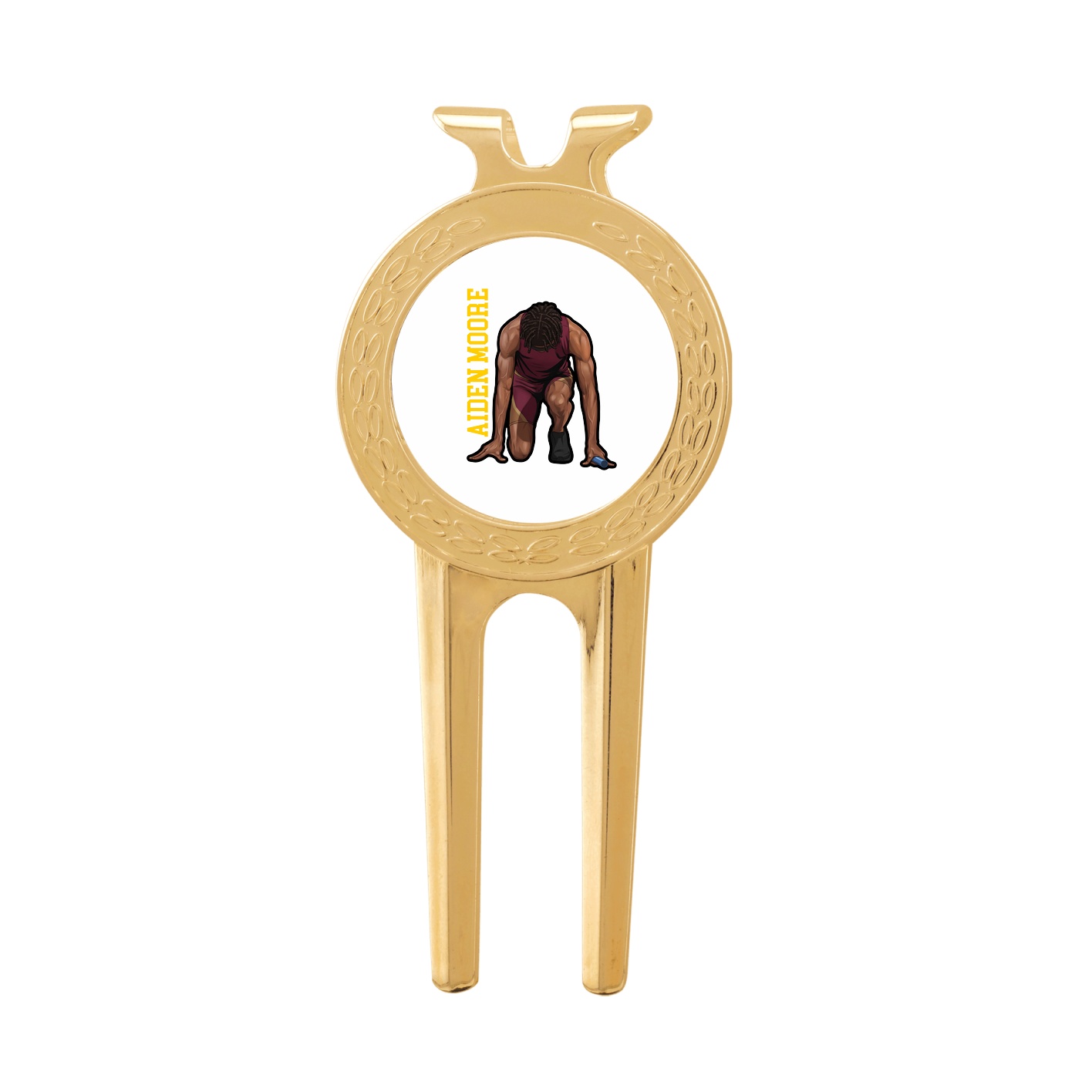 Divot Tool with Ball Marker — Name Vertical in Classic